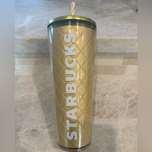 Starbucks Venti Gold Tumbler